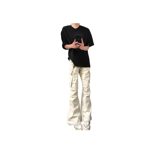 NOWSTIME Экрю Унисекс Повседневные брюки