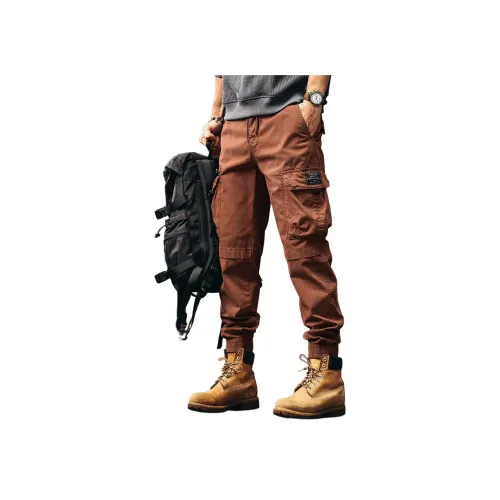 GELANLU Весна Карго Брюки Эластичный манжет Унисекс