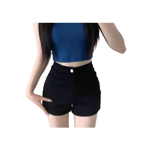 NVRFRGT Черные Женские Джинсовые Шорты