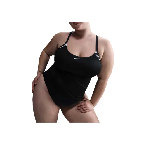 NIKE Swoosh Черный Женские Ван-Пис Купальники