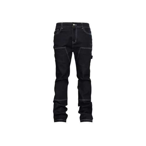 SOUTHTEENAGER Джинсы Мужские Темно-синие