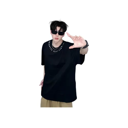 FOMOCE Черный Унисекс T-рубашки