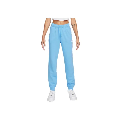 Nike Sportswear Club SS25 Вязаные тренировочные штаны женские синие