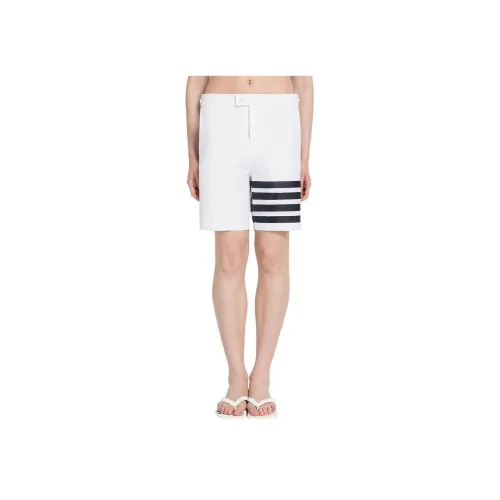 THOM BROWNE Белые Мужские Повседневные Шорты