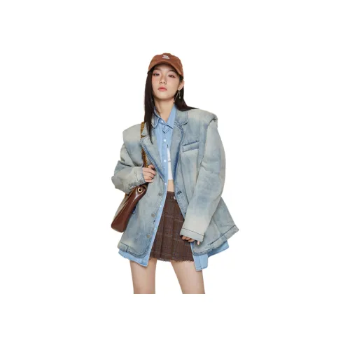 NEVER RULE Синий Унисекс Куртки