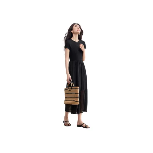 SENTUBILA Короткое платье с короткими рукавами женское