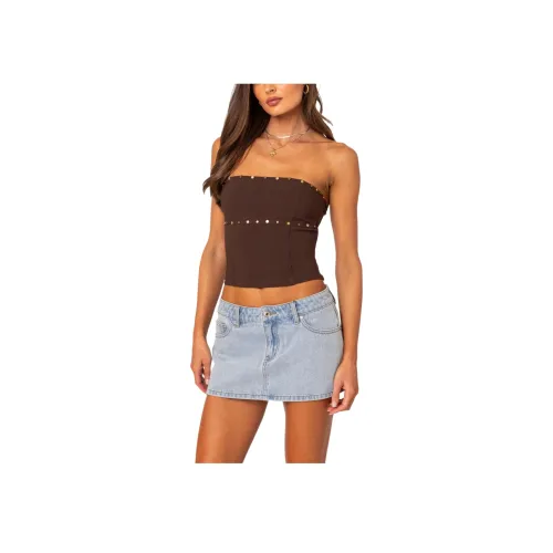 Edikted Darcy Studded Lace Up CORSET Без бретелей Топ Женские
