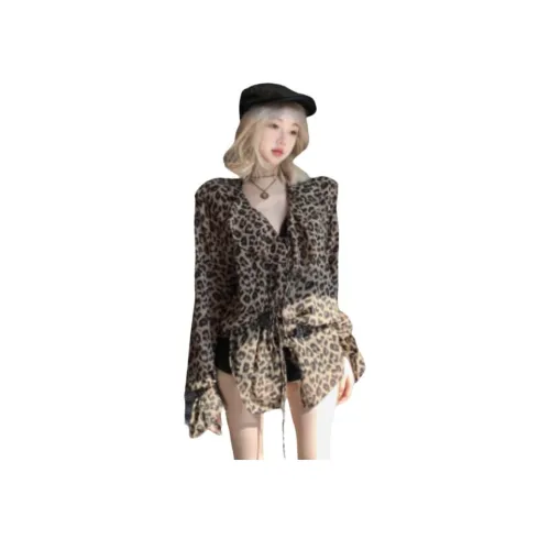 EMDPN Коричневый с ремнем, включен, женские T-рубашки