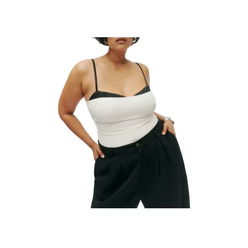 Reformation Melanie Топ ES Топ на бретелях Женский Айвори