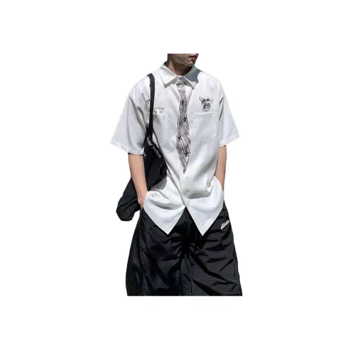 SOCKKEY Белая унисекс рубашка