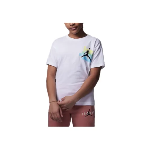 Jordan Junior Dunk T-Shirt Белый Детский