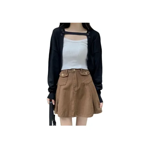 Aimilian Длинный рукав Трикотаж Женский