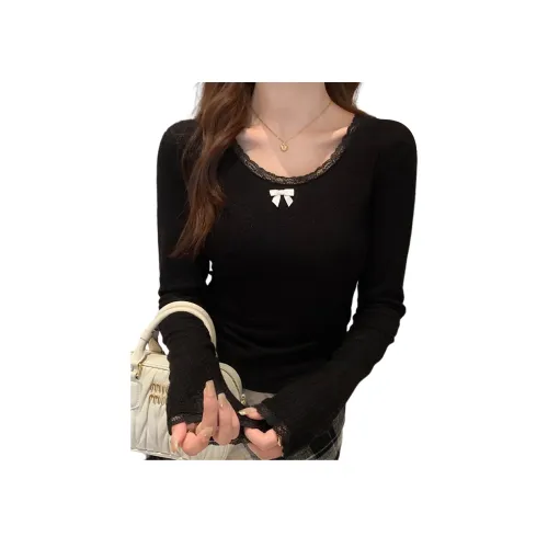 Ya Sheep People Трикотаж Женский Черный