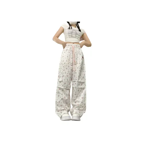 YEARNED Белые Женские Повседневные Брюки