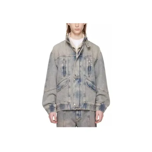 ISABEL MARANT Серый Мужской Джинсовые Куртки