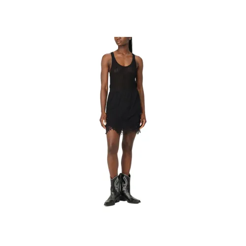 ISABEL MARANT Черная Женская Повседневная Короткая Юбка