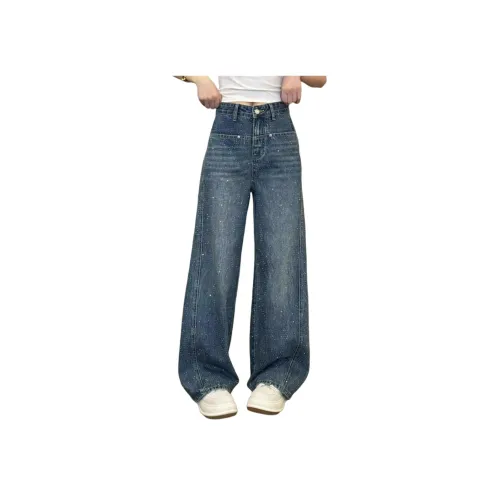 SINKACME Blue Unisex Jeans SINKACME Синий Унисекс Джинсы