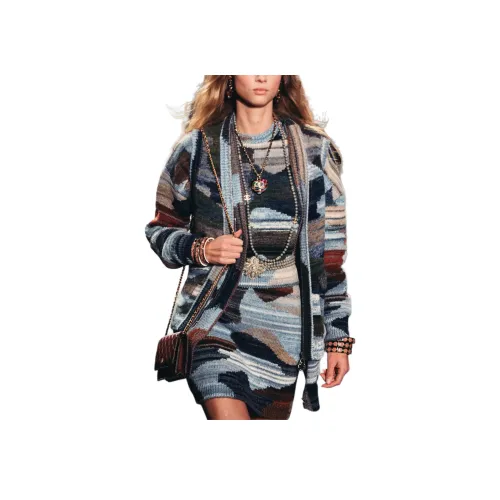 CHANEL FW24 Майка Женская Синяя