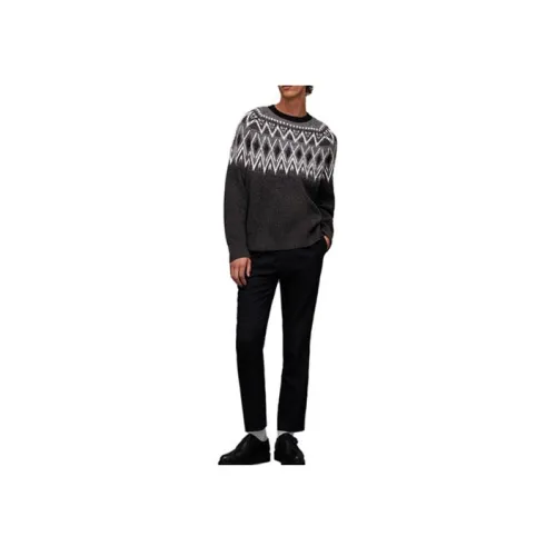 ALLSAINTS Черный/Уголь Мужской Трикотаж