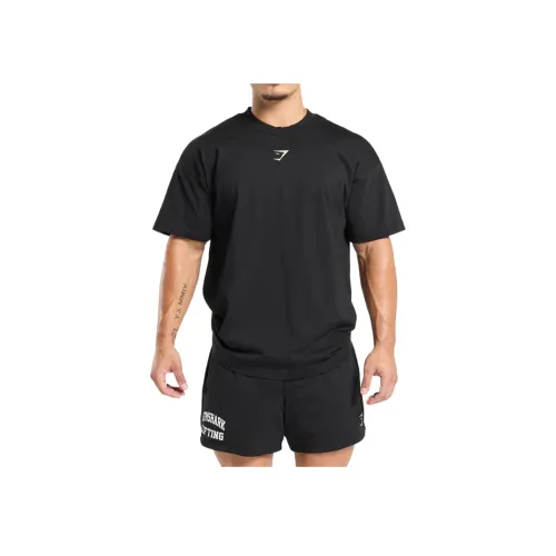 GYMSHARK Черные Мужские T-рубашки