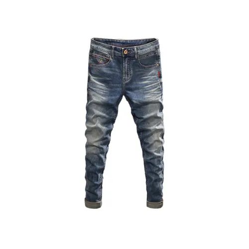 MAREA VESUVIO Винтажный синий Мужские Джинсы