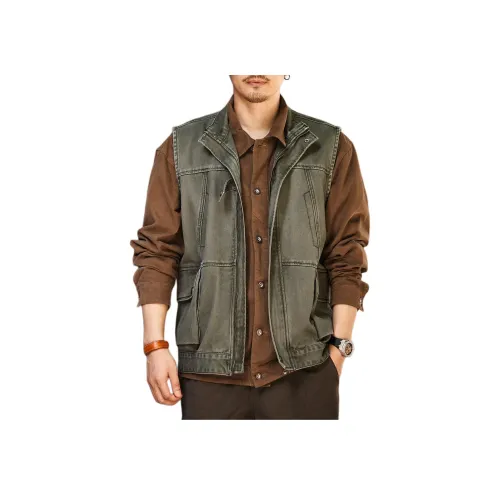 GELANLU Зеленый Унисекс Жилеты