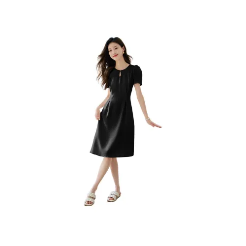 Mo Han Yi Mei Короткий рукав Платье Женское