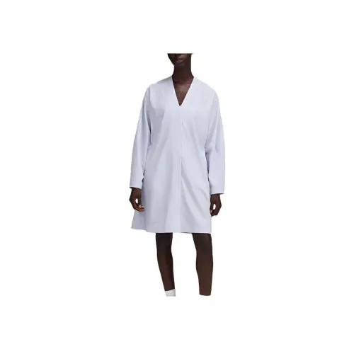 Lululemon WovenAir™ Светло-синий/PBHH Женские Длинные Платья с Рукавами