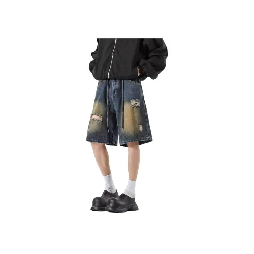 M JEANS STUDIOS 7 Джинсовые шорты Унисекс