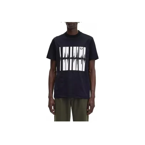 FRED PERRY Мужские черные T-рубашки