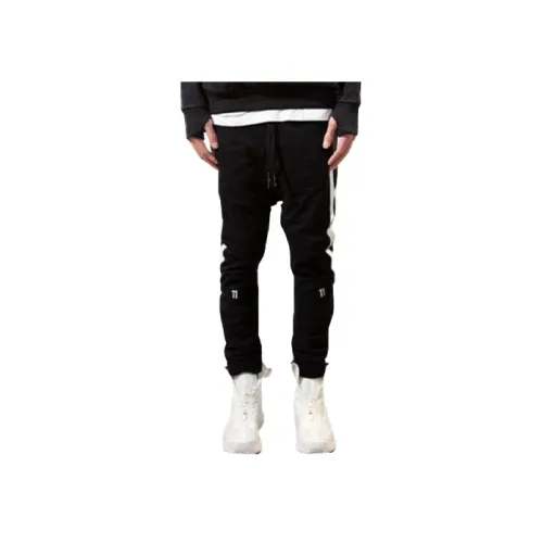 Boris Bidjan Saberi Черные Мужские Повседневные Штаны