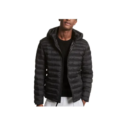 MICHAEL KORS SS24 Хлопковый пуховик Мужской Черный