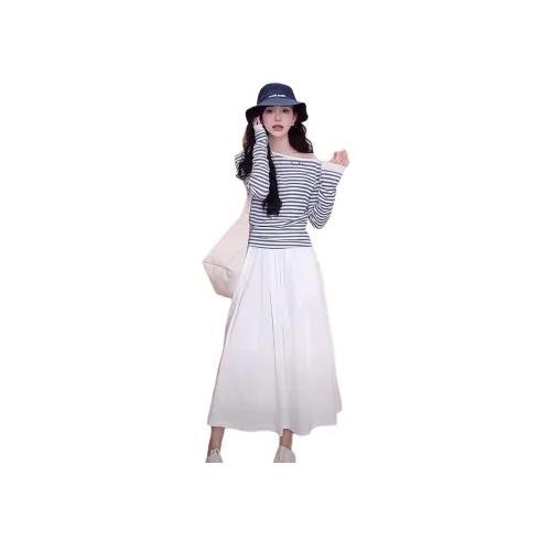 MORii Белый Женские Комплекты с Юбкой