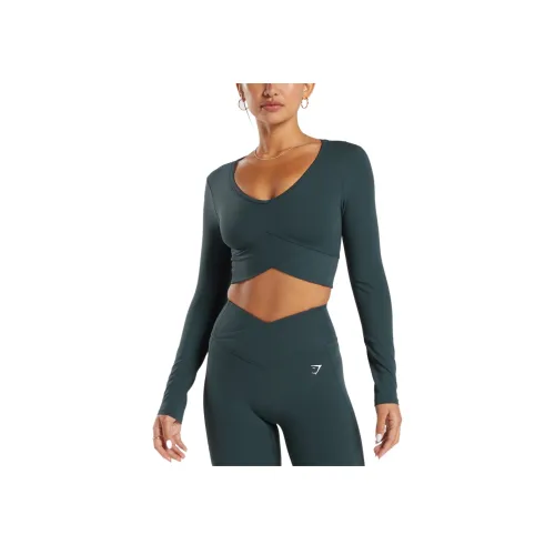 GYMSHARK Циановая Женская Фитнес-Одежда