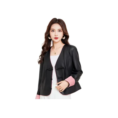 BILISISHANYANG Куртка из натуральной кожи женская