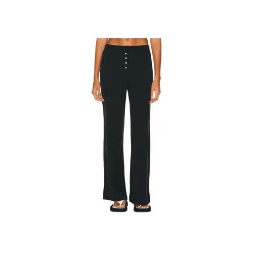 LESET Black Women's Casual Pants LESET Черные Женские Повседневные Брюки