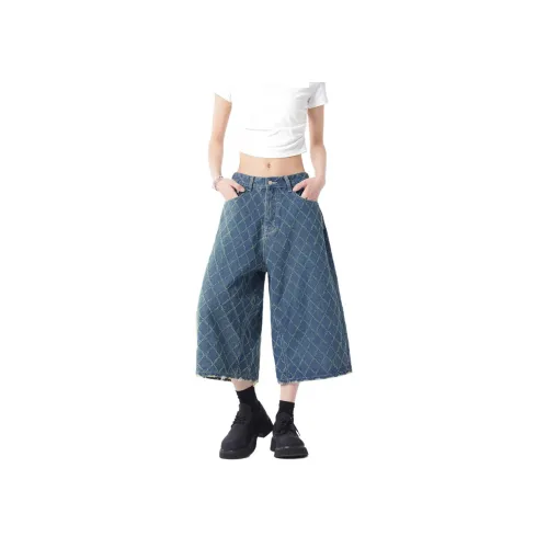 AN Джинсовый синий Женские джинсовые шорты