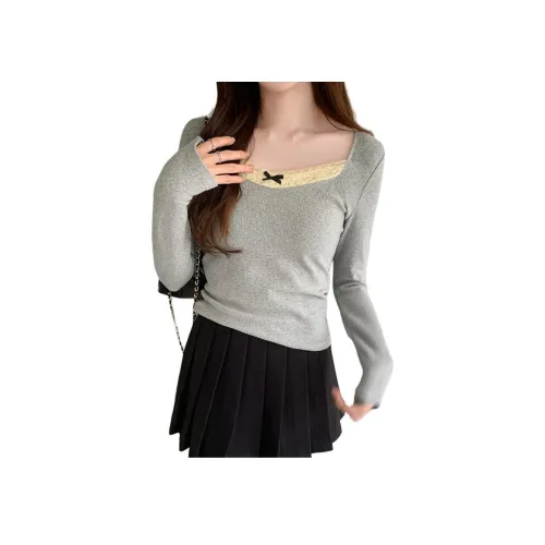 PASSCODIO Комплект с короткими рукавами рубашка женский серый