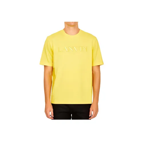 Lanvin Желтые Мужские T-рубашки