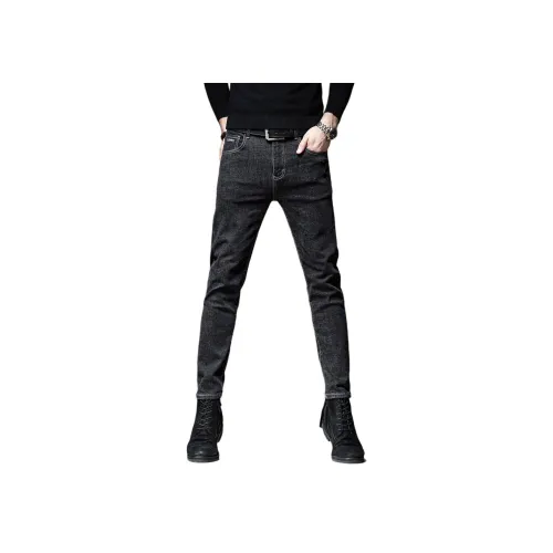VUAS Черные Унисекс Джинсы
