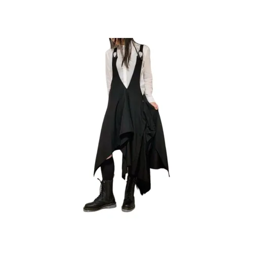 Yohji Yamamoto Черные Женские Слиплатья