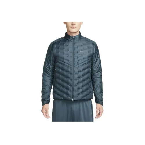 nike Therma Форма ADV AeroLoft Куртки и Пальто Мужской Темно-циановый