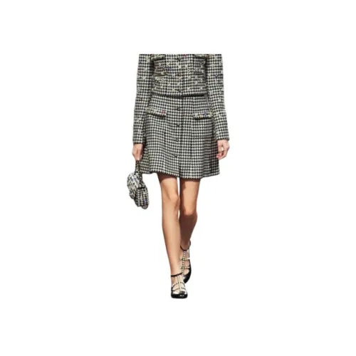 CHANEL Черные Женские Повседневные Короткие Юбки