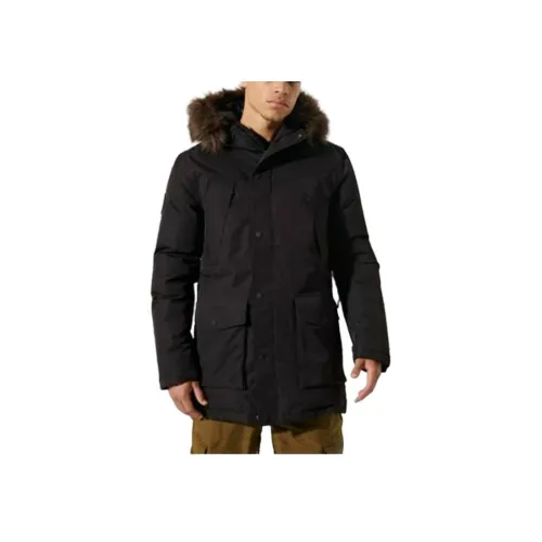 SUPERDRY Пуховик Мужской Черный