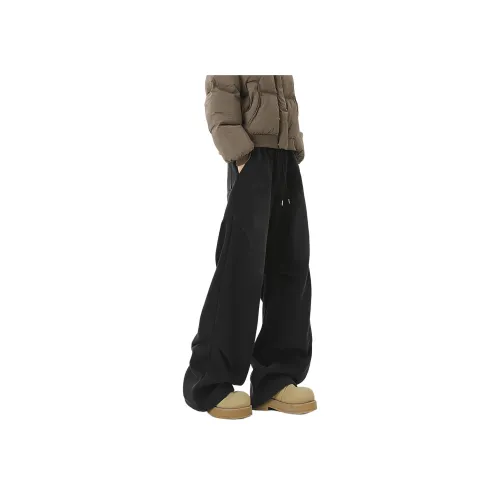 ZYKY Black Unisex Casual Pants ZYKY Черные Унисекс Повседневные Штаны