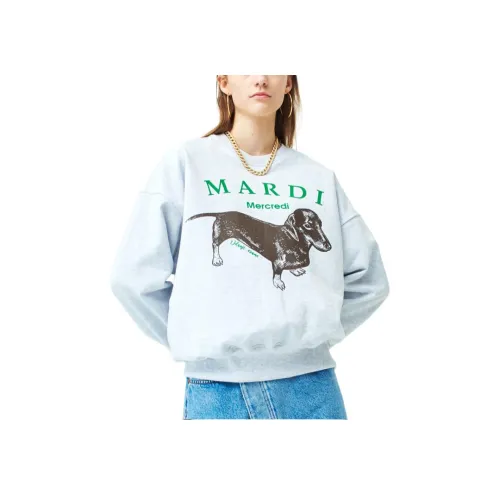 MARDI MERCREDI Серый Женские Свитшоты
