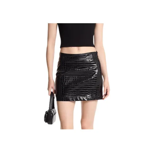 MICHAEL KORS FW24 Повседневные короткие юбки Женские Черный