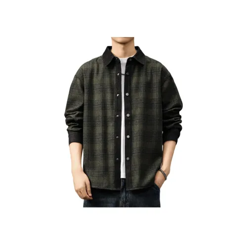 GUISE Осенняя рубашка свободный крой унисекс