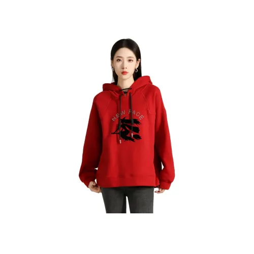 SMEN Красный Женские Свитшоты