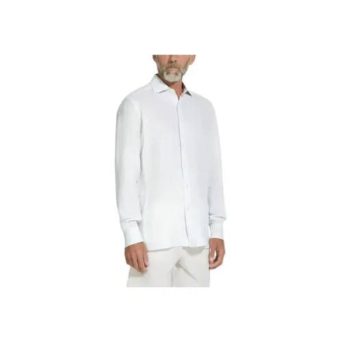 Ermenegildo Zegna Белые Мужские Рубашки